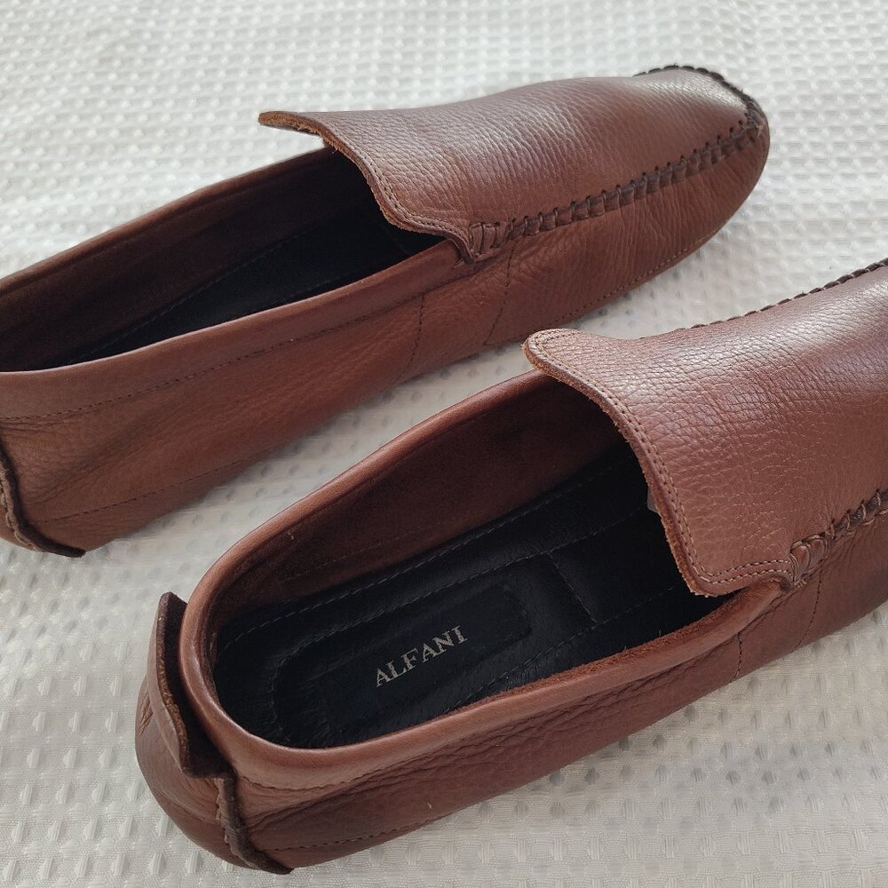 Alfani, Cash, Leather Loafers, Moccasins, Men’s, 91/2 - Picture 3 of 6